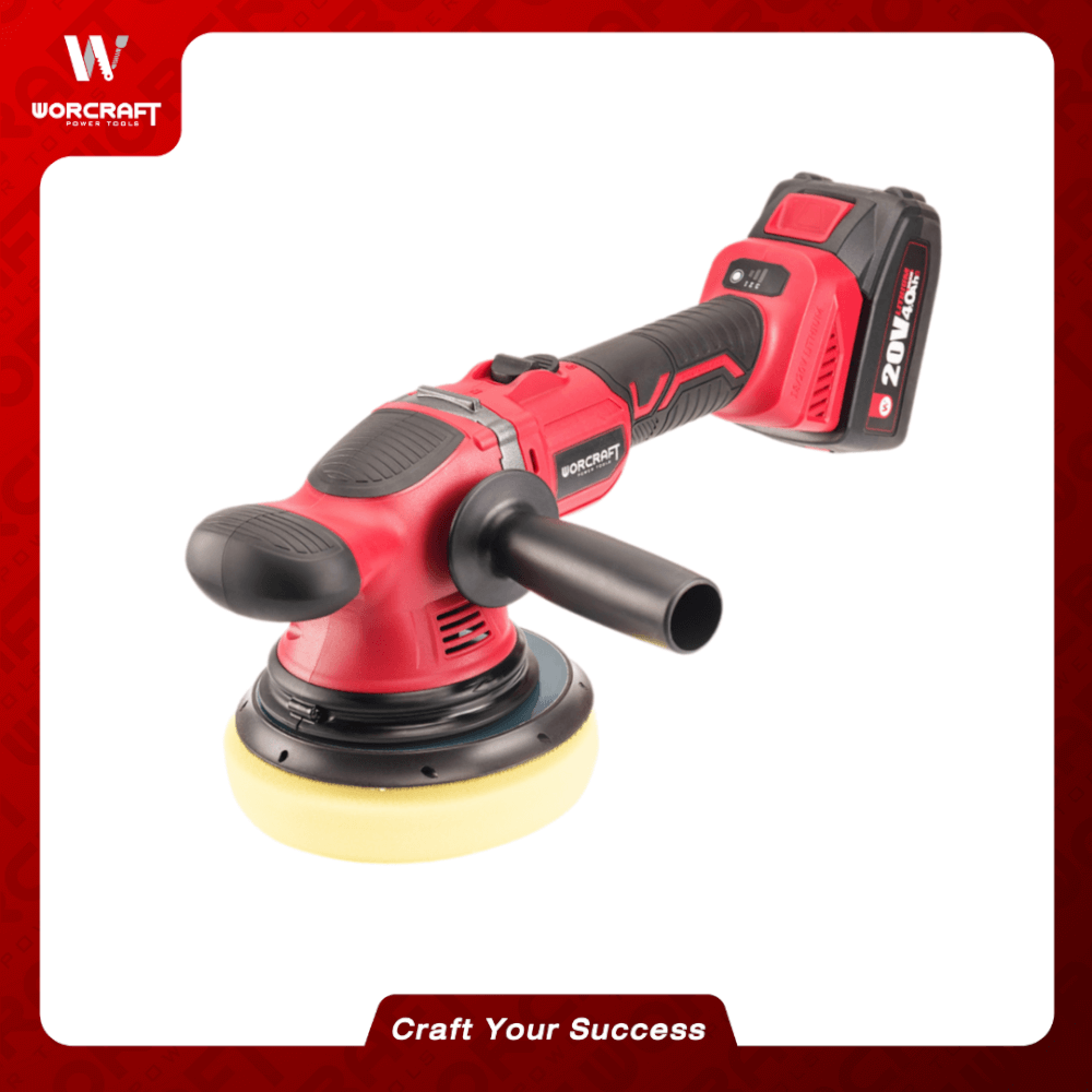 เครื่องขัดสีรถยนต์ไร้สาย WORCRAFT รุ่น COP-S20LIB (เฉพาะตัวเครื่อง)_5